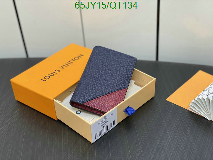 best quality replica 5A quality leather replica LV wallet Code: QT134