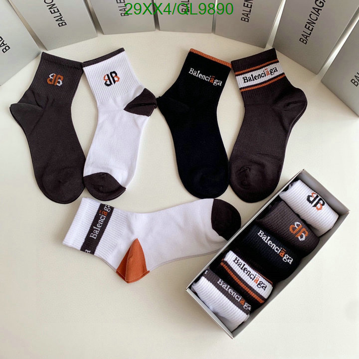 find replica Only sell high-quality Brand Designer Replica Balenciaga Sock Code: QL9890