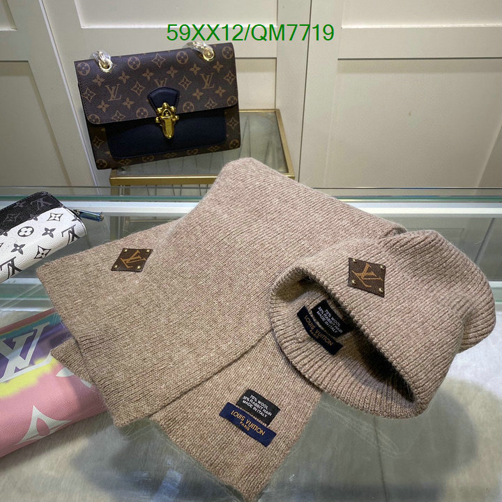 replica 1:1 Cheap High Quality Designer Replica Louis Vuitton Scarf/Hat Code: QM7719