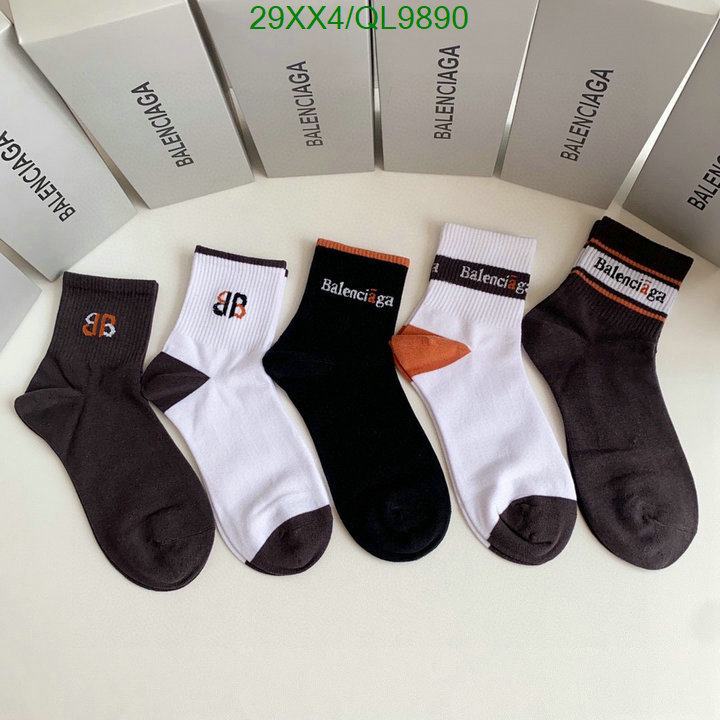 find replica Only sell high-quality Brand Designer Replica Balenciaga Sock Code: QL9890