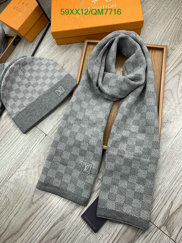 buy top high quality replica Cheap High Quality Designer Replica Louis Vuitton Scarf/Hat Code: QM7716