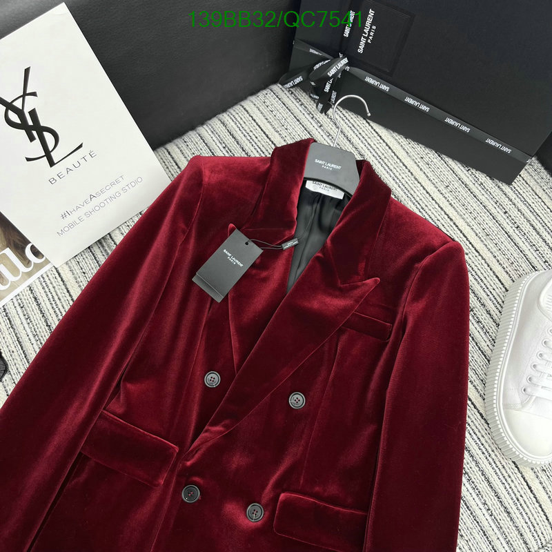 the best 1:1 Good Quality Fashion Replica Clothes YSL Code: QC7541