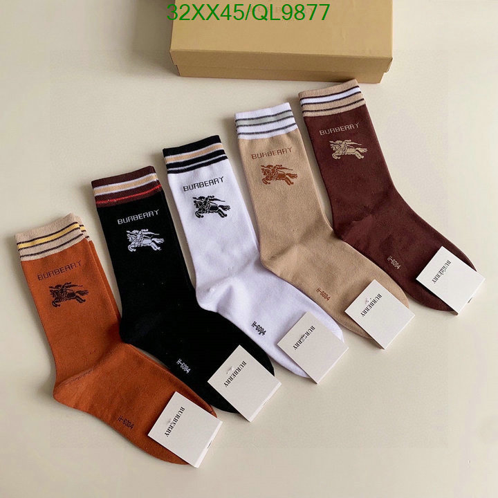 designer fake New Designer Replica Burberry Same as Original Sock Code: QL9877