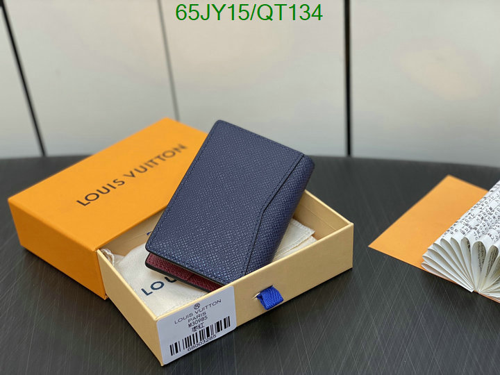 best quality replica 5A quality leather replica LV wallet Code: QT134