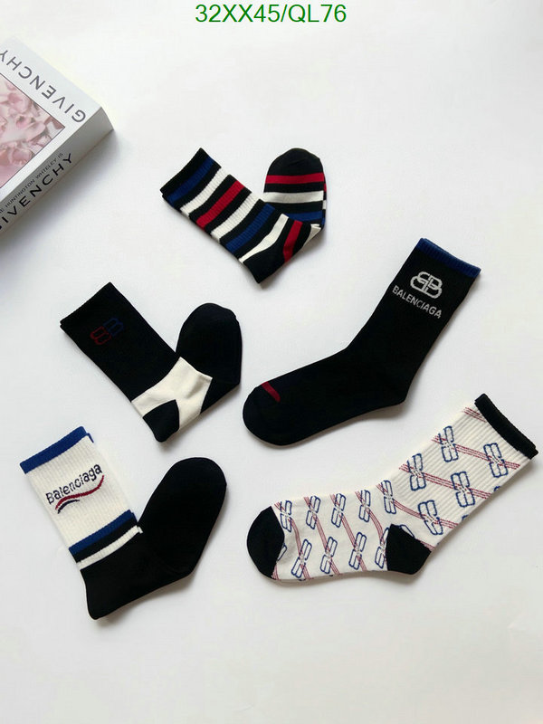 aaaaa+ replica Only sell high-quality Brand Designer Replica Balenciaga Sock Code: QL76