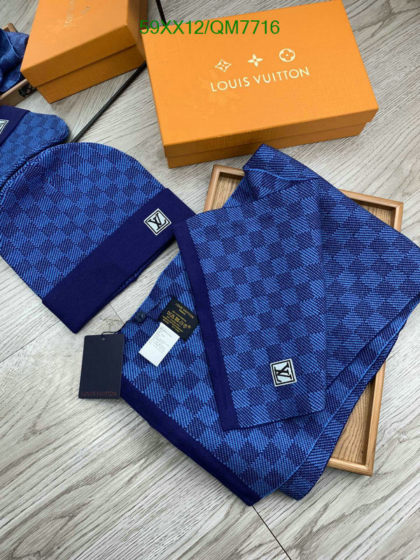 buy top high quality replica Cheap High Quality Designer Replica Louis Vuitton Scarf/Hat Code: QM7716