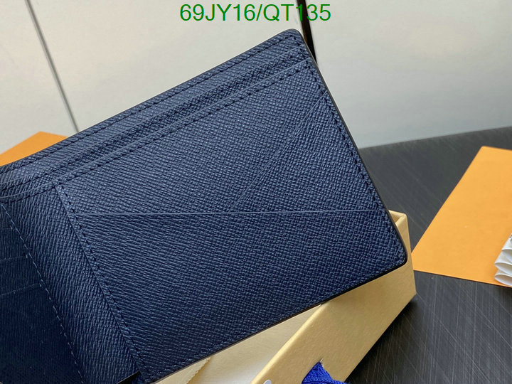 perfect 5A quality leather replica LV wallet Code: QT135
