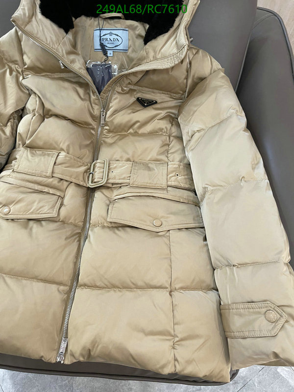 styles & where to buy Top Quality Replica Prada Women's Down Jacket Code: RC7610