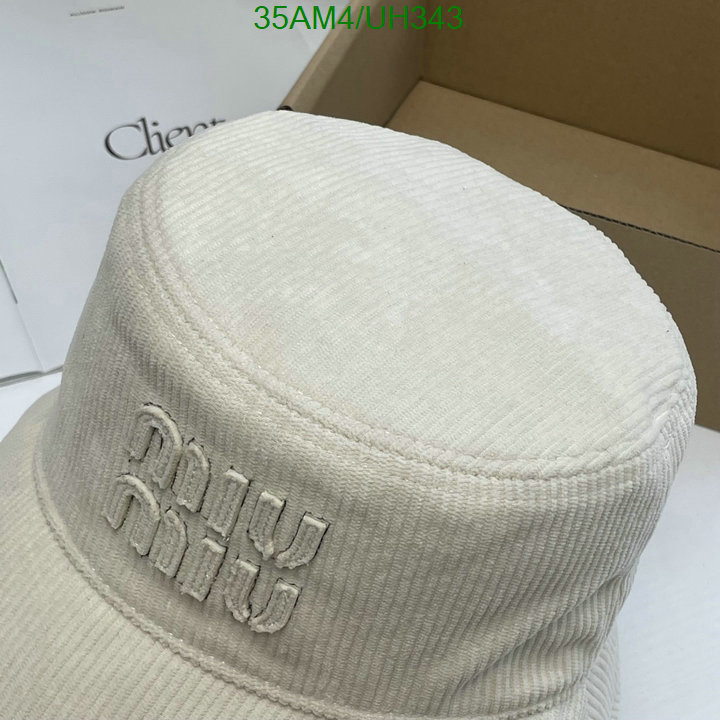 mirror copy luxury Sell Online Luxury Designer High Replica MiuMiu Cap (Hat) Code: UH343