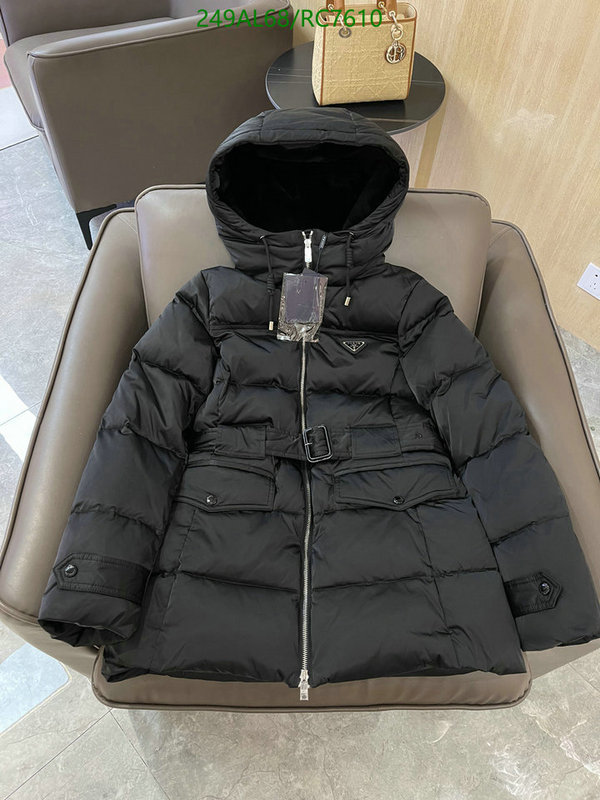 styles & where to buy Top Quality Replica Prada Women's Down Jacket Code: RC7610