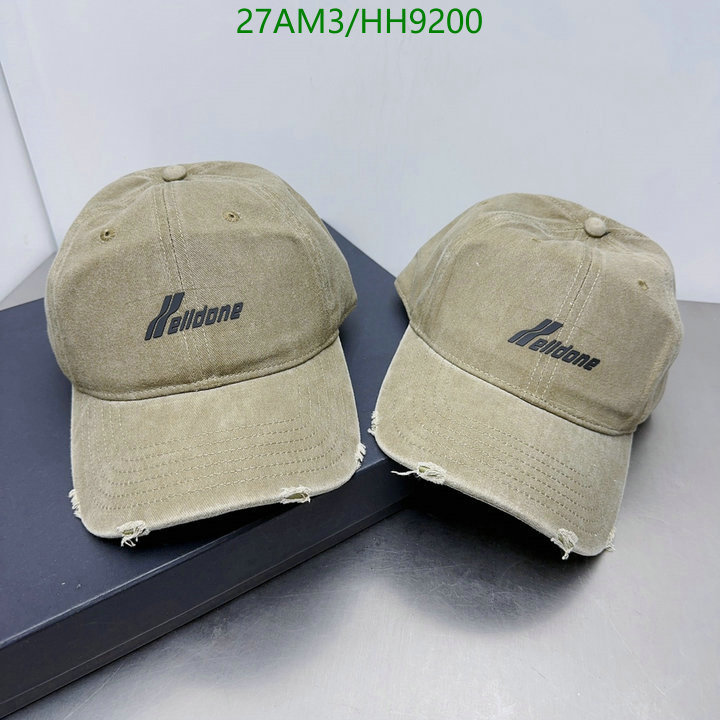 replica us YUPOO-Welldone best quality fake fashion hat Code: HH9200