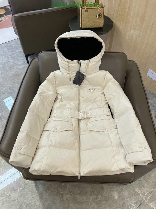 styles & where to buy Top Quality Replica Prada Women's Down Jacket Code: RC7610