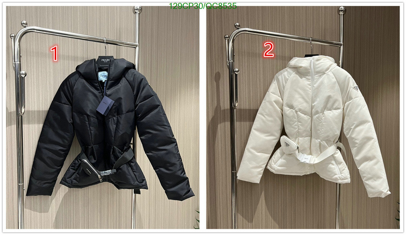 copy Top Quality Replica Prada Women's Down Jacket Code: QC8535