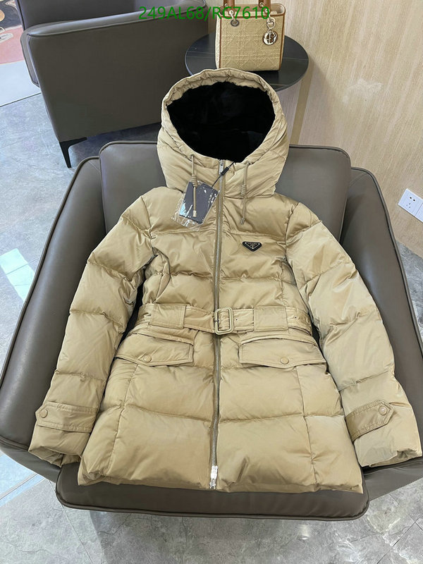 styles & where to buy Top Quality Replica Prada Women's Down Jacket Code: RC7610