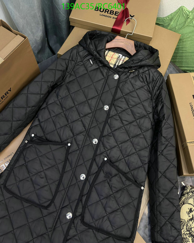 cheap high quality replica Exclusive Cheap website to buy replica Designer Burberry Down Jacket Women Code: RC6401