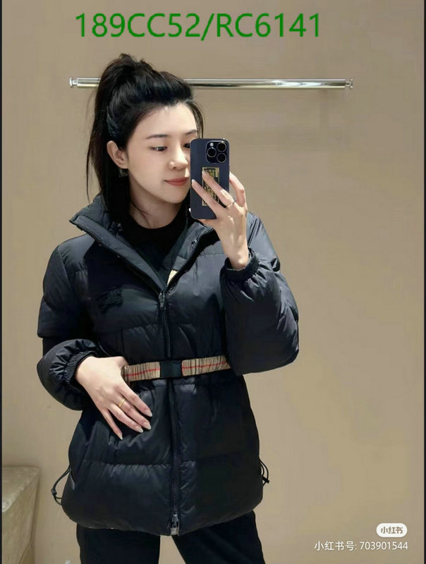 what 1:1 replica Exclusive Cheap website to buy replica Designer Burberry Down Jacket Women Code: RC6141