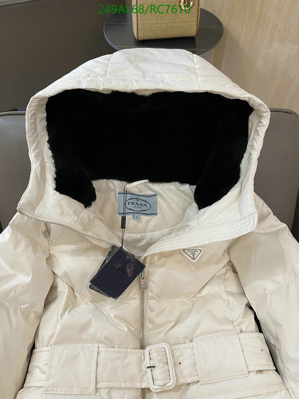 styles & where to buy Top Quality Replica Prada Women's Down Jacket Code: RC7610