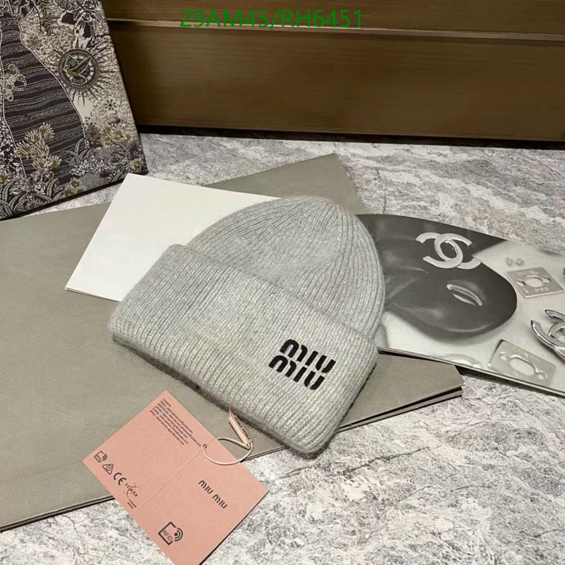 high quality perfect Sell Online Luxury Designer High Replica MiuMiu Cap (Hat) Code: RH6451