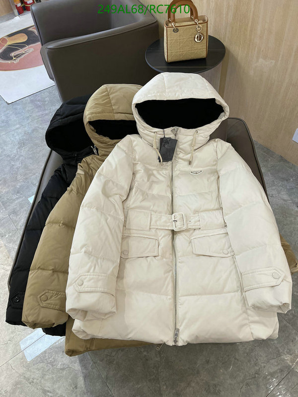 styles & where to buy Top Quality Replica Prada Women's Down Jacket Code: RC7610