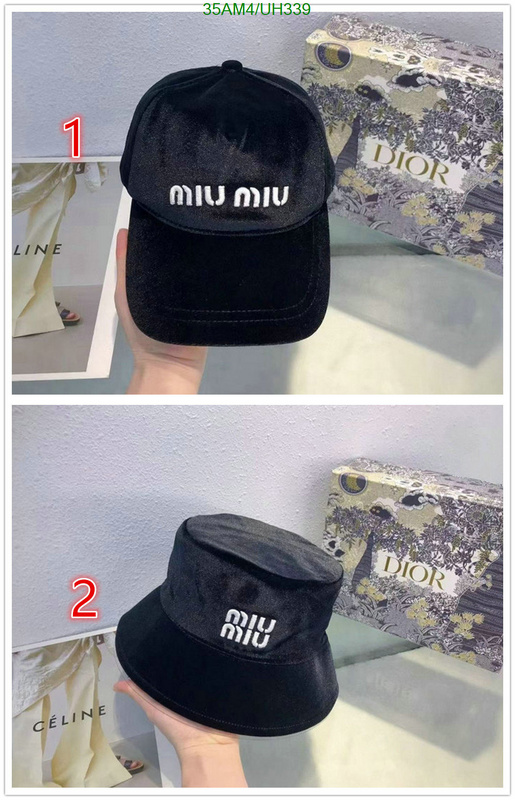 buy first copy replica Sell Online Luxury Designer High Replica MiuMiu Cap (Hat) Code: UH339