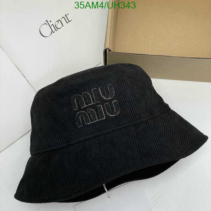 mirror copy luxury Sell Online Luxury Designer High Replica MiuMiu Cap (Hat) Code: UH343