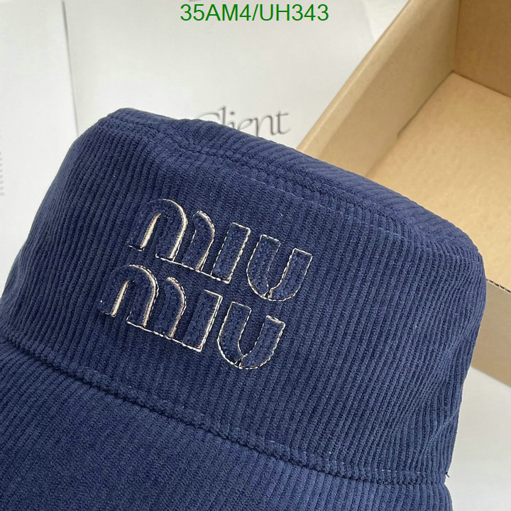 mirror copy luxury Sell Online Luxury Designer High Replica MiuMiu Cap (Hat) Code: UH343