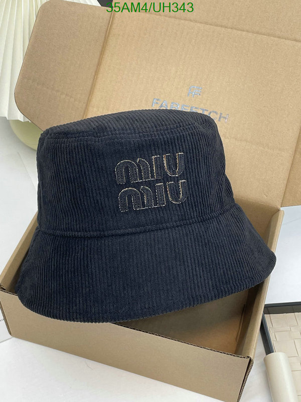 mirror copy luxury Sell Online Luxury Designer High Replica MiuMiu Cap (Hat) Code: UH343