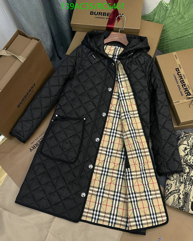 cheap high quality replica Exclusive Cheap website to buy replica Designer Burberry Down Jacket Women Code: RC6401