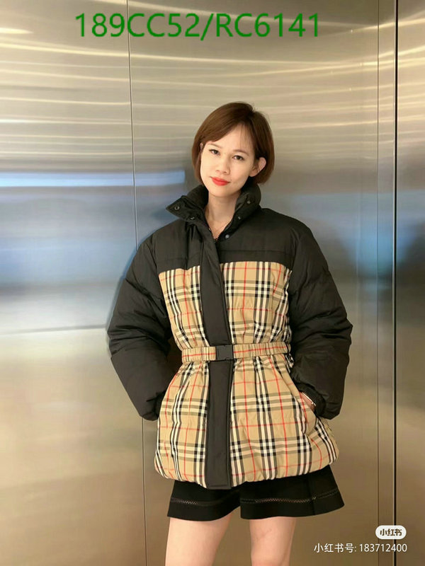 what 1:1 replica Exclusive Cheap website to buy replica Designer Burberry Down Jacket Women Code: RC6141