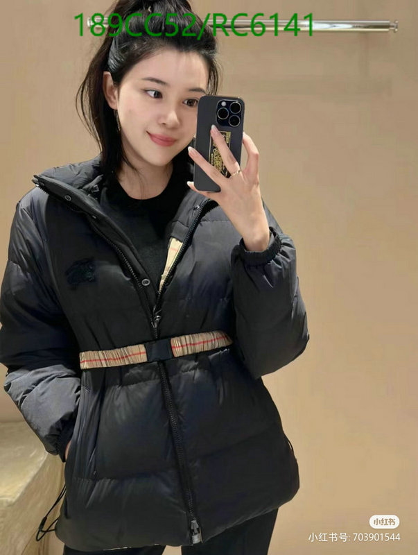 what 1:1 replica Exclusive Cheap website to buy replica Designer Burberry Down Jacket Women Code: RC6141