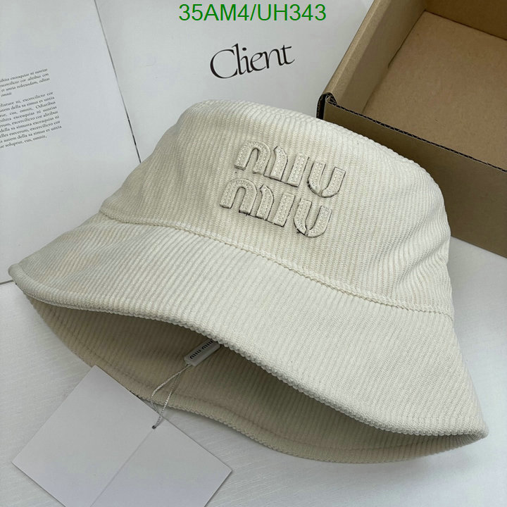 mirror copy luxury Sell Online Luxury Designer High Replica MiuMiu Cap (Hat) Code: UH343