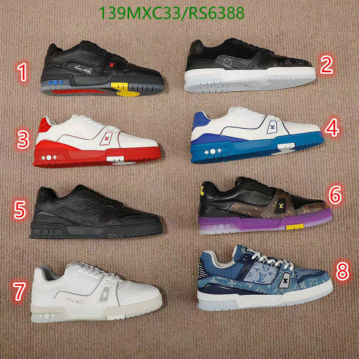 luxury cheap Original high quality replica LV unisex shoes Code: RS6388