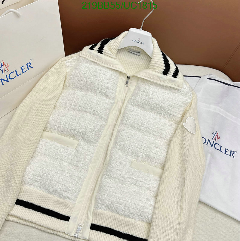 are you looking for Same as the original Moncler down jacket Code: UC1815