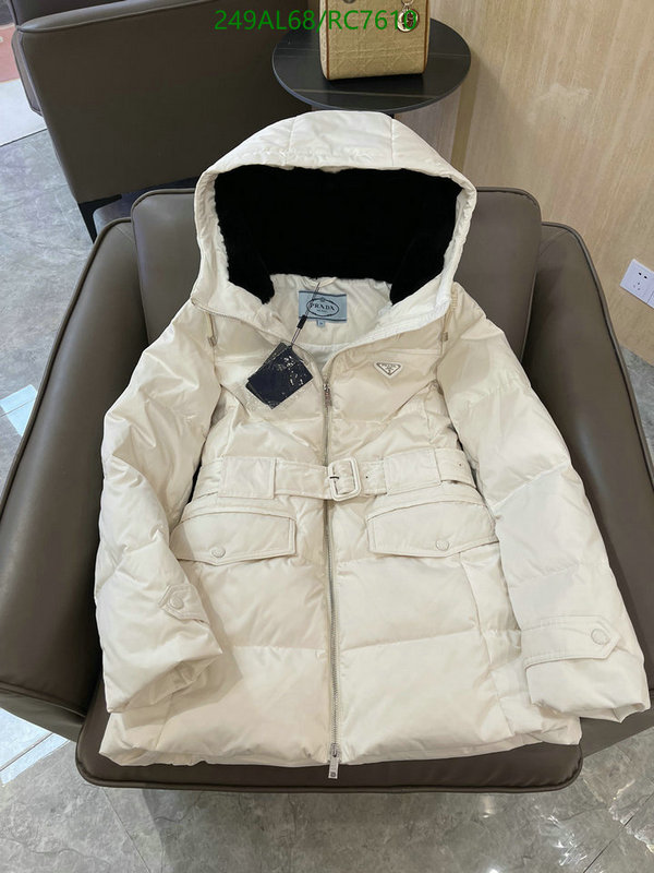 styles & where to buy Top Quality Replica Prada Women's Down Jacket Code: RC7610