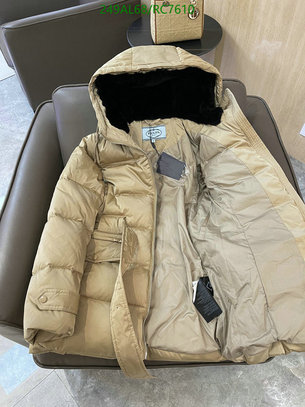 styles & where to buy Top Quality Replica Prada Women's Down Jacket Code: RC7610