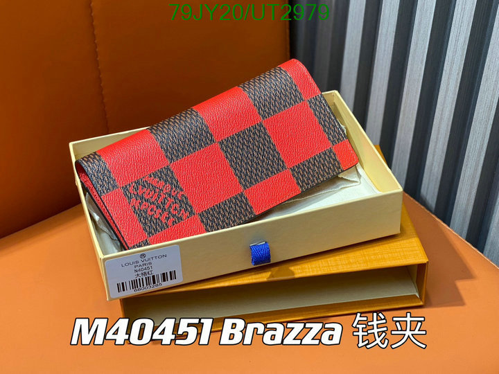 1:1 replica Top Grade replica Louis Vuitton Wallet LV Code: UT2979