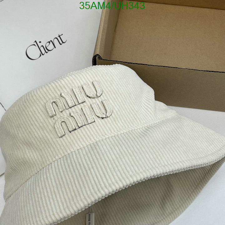 mirror copy luxury Sell Online Luxury Designer High Replica MiuMiu Cap (Hat) Code: UH343