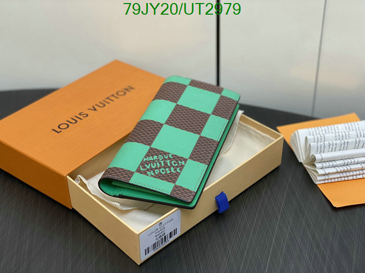 1:1 replica Top Grade replica Louis Vuitton Wallet LV Code: UT2979