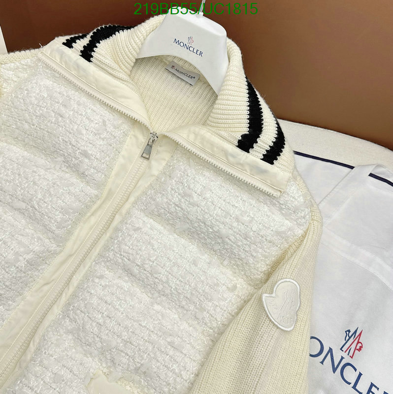 are you looking for Same as the original Moncler down jacket Code: UC1815