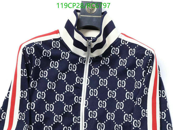 mirror copy luxury Brand designer replica Gucci clothes Code: RC6797