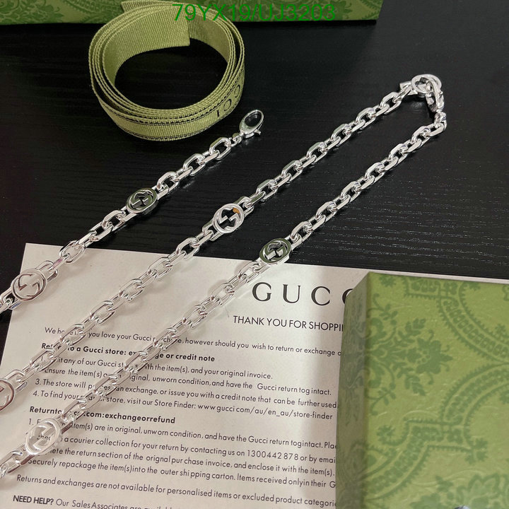 top 1:1 replica Fashion Replica Gucci Jewelry Code: UJ3203