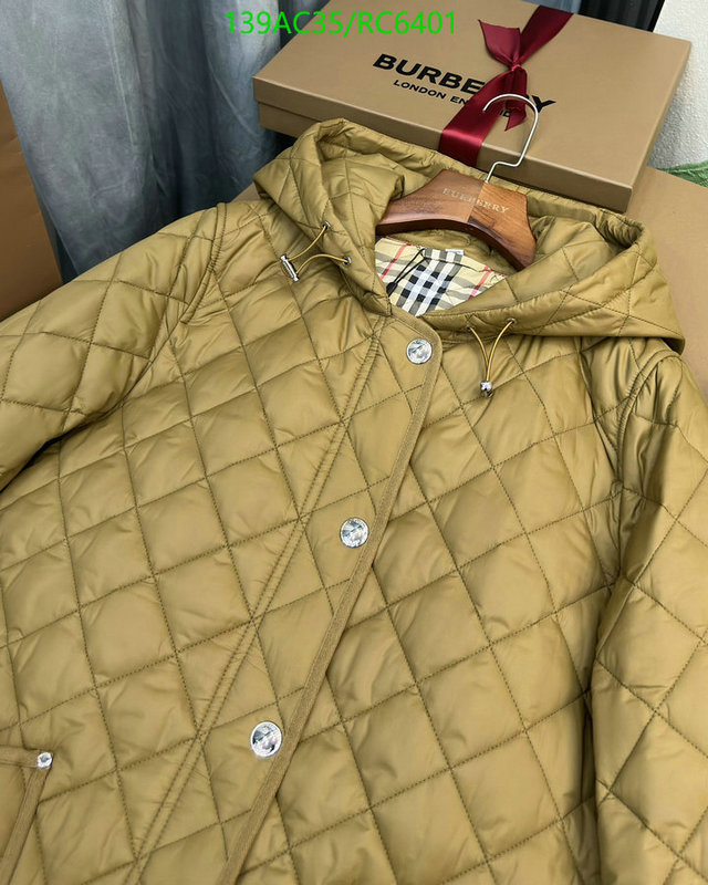 cheap high quality replica Exclusive Cheap website to buy replica Designer Burberry Down Jacket Women Code: RC6401