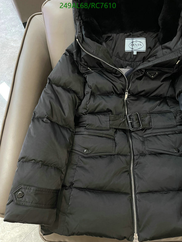 styles & where to buy Top Quality Replica Prada Women's Down Jacket Code: RC7610