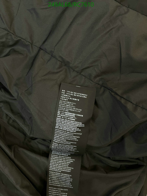 styles & where to buy Top Quality Replica Prada Women's Down Jacket Code: RC7610