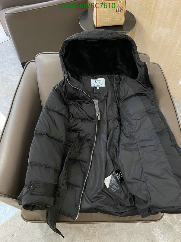 styles & where to buy Top Quality Replica Prada Women's Down Jacket Code: RC7610