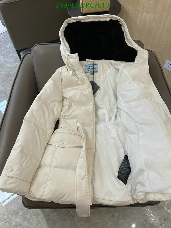 styles & where to buy Top Quality Replica Prada Women's Down Jacket Code: RC7610