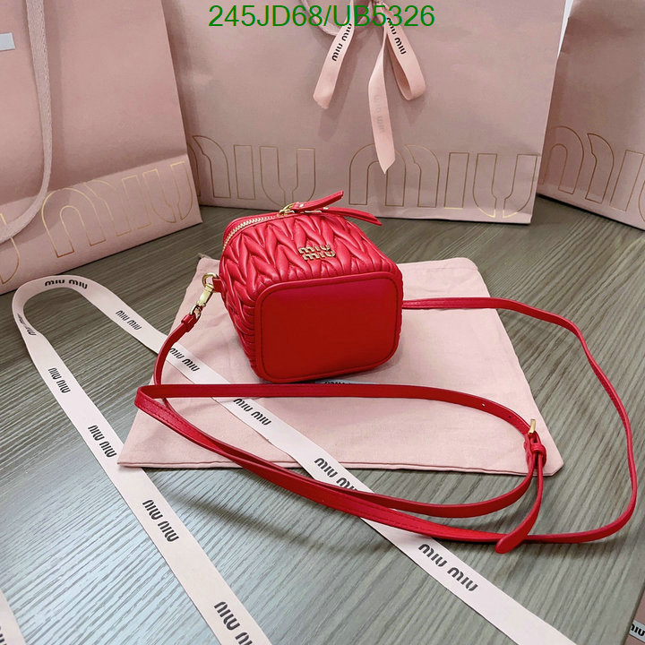 top quality Perfect Mirror Quality Replica MiuMiu Bag Code: UB5326