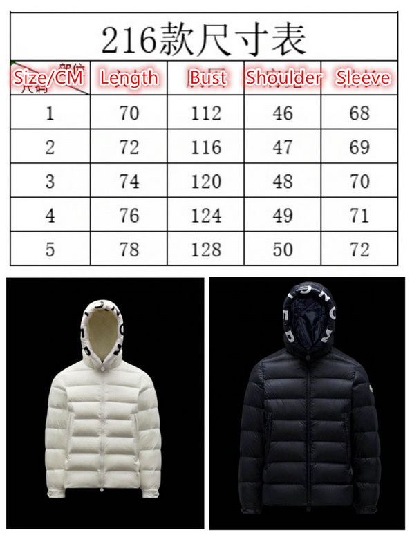 fake high quality DHgate 1:1 quality Moncler down jacket Code: CC159