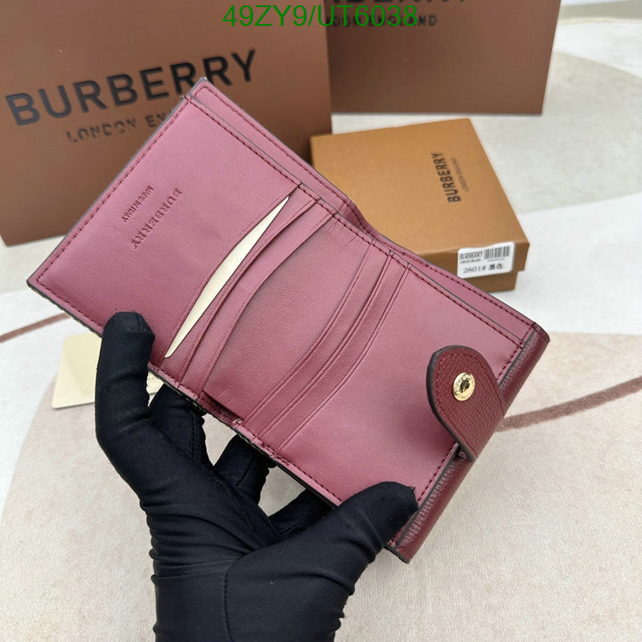 the most popular Burberry AAAA Quality Replica Wallet Code: UT6038