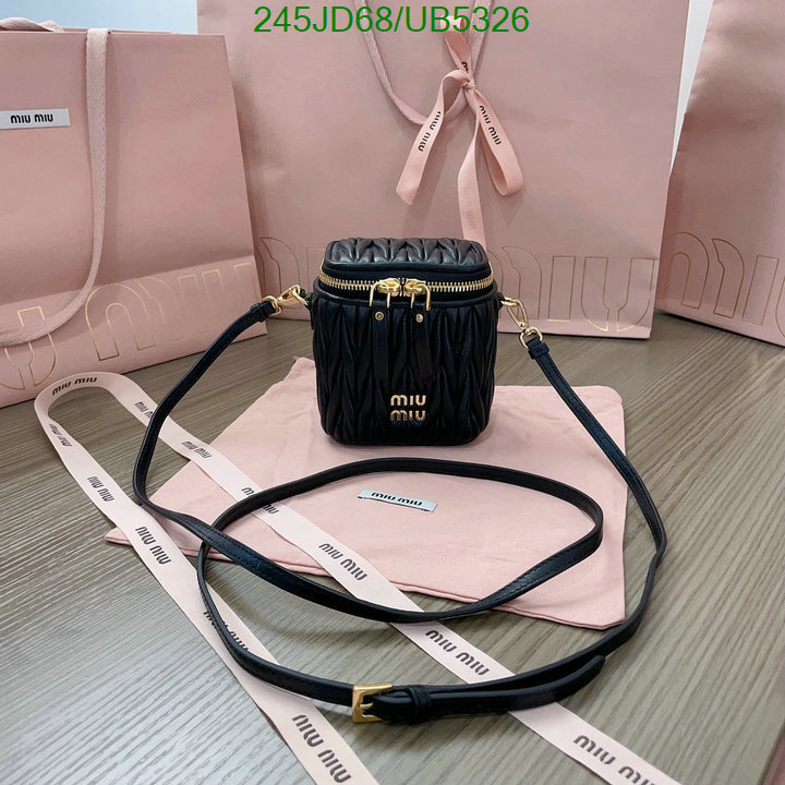 top quality Perfect Mirror Quality Replica MiuMiu Bag Code: UB5326